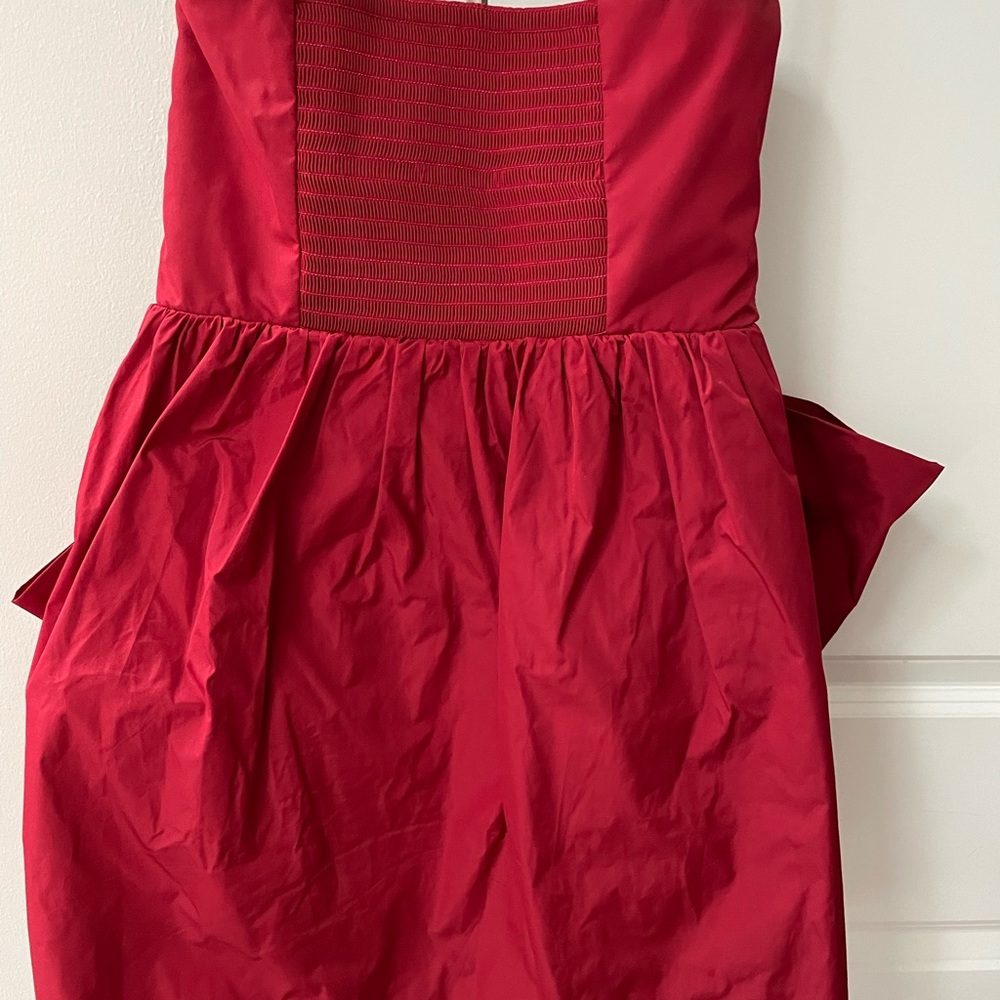 RED Valentino Red Bow Mini Dress - Sz 38 IT / XS - Worn Once - Picture 7 of 15